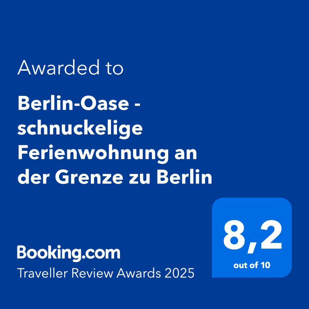Berlin-Oase - Schnuckelige Ferienwohnung An Der Grenze Zu Berlin Schönefeld Buitenkant foto